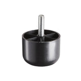 Plastic Furniture Glide with Threaded Fixing Bolt  40mm x 50mm