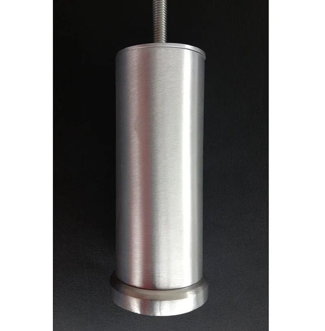 Tubular Metal Leg 75mm x 45mm  Brushed Chrome
