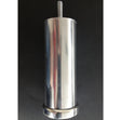 Tubular Metal Leg 75mm x 45mm  Polished Chrome