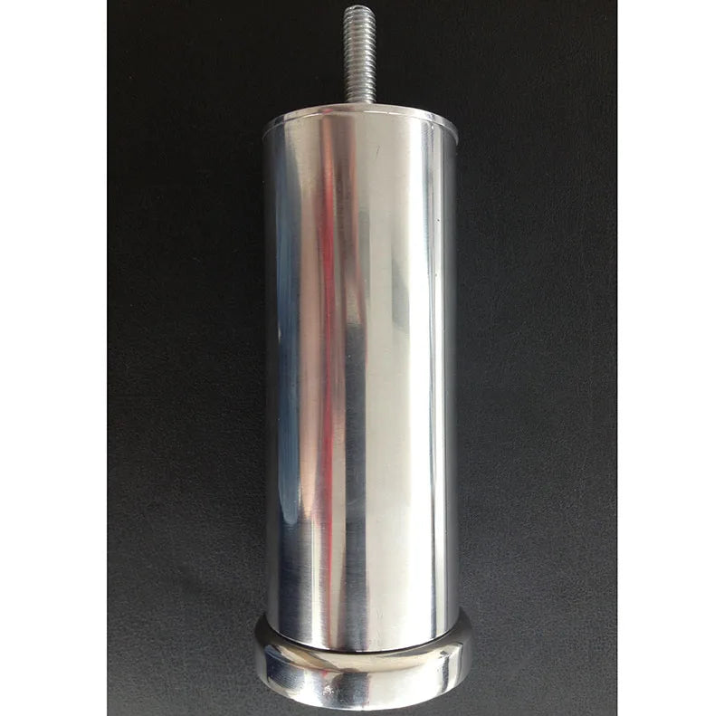 Tubular Metal Leg 75mm x 45mm  Polished Chrome