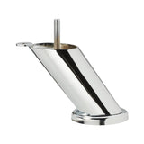 Chrome Arched Metal Leg  80mm x 125mm