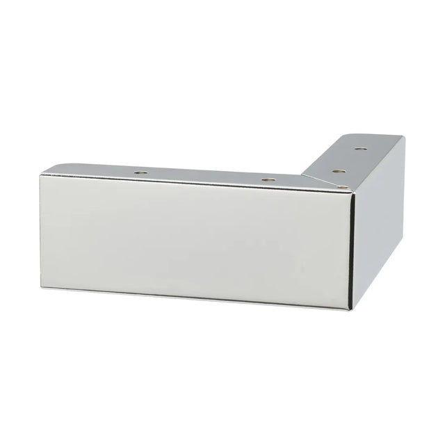 Chrome Corner Metal Leg  165mm x 65mm