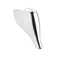 Chrome Angled Metal Leg  120mm x 75mm