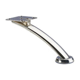 Chrome Arched Metal Leg  120mm x 230mm