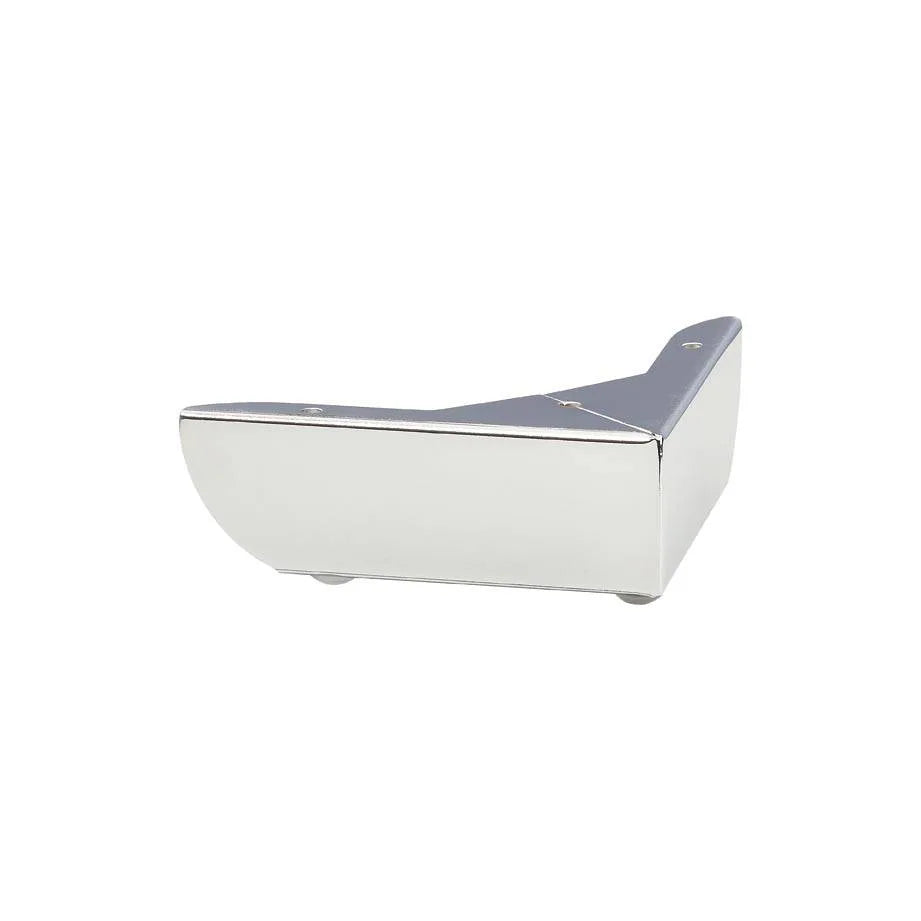 Chrome Corner Metal Leg  150mm x 50mm