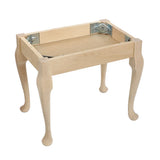 Wooden Georgian Stool Kit  H445mm x W500mm x D335mm in a Raw Finish