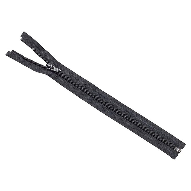 No.5 Black Open End Zips 30cm (12 inch)  1 piece