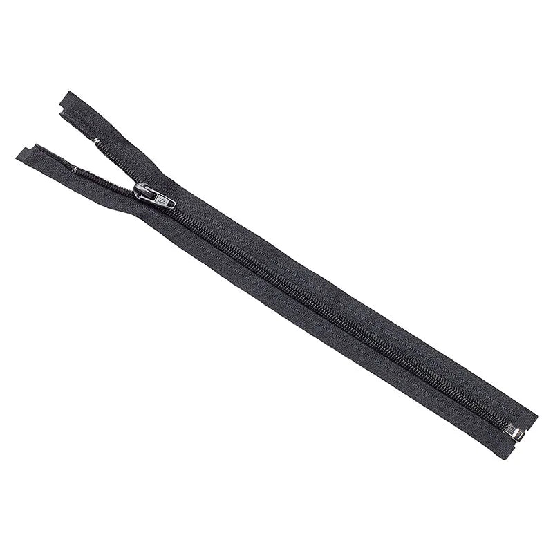 No.5 Black Open End Zips 71cm (28 inch)  1 piece