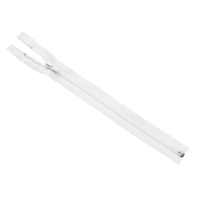 No.5 White Open End Zips 76cm (30 inch)  1 piece