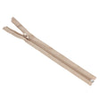 No.5 Beige Open End Zips 41cm (16 inch)  1 piece