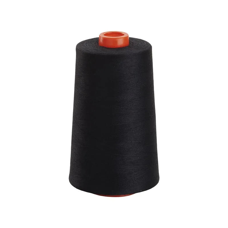 TKT 120 Black 100% Spun Polyester Sewing Thread  5000m
