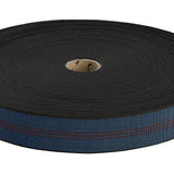 70mm 70% Elasticity Back/Seat Webbing metre  3 stripes