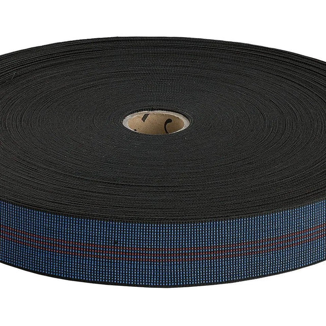 70mm 70% Elasticity Back/Seat Webbing metre  3 stripes