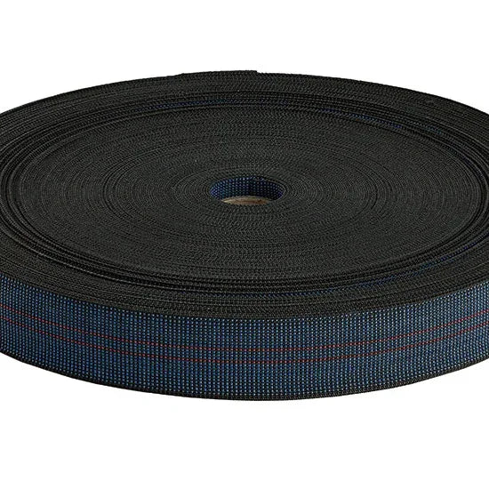 50mm 10% Elasticity Seat Webbing metre  2 stripes