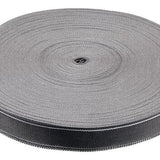 38mm Black/White Rigid Polypropylene Webbing metre