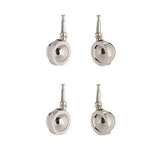 Silver Colour Metal Ball Castors 50mm Set of 4