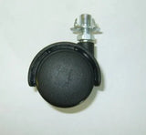 40mm Plastic Twin Wheel Castor with M8 Bolt x pack of 2 pcs