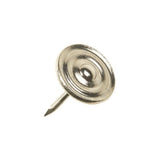 13mm Rosette Decorative Nail  Nickel on Brass