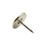 13mm Rosette Decorative Nail  Nickel on Brass