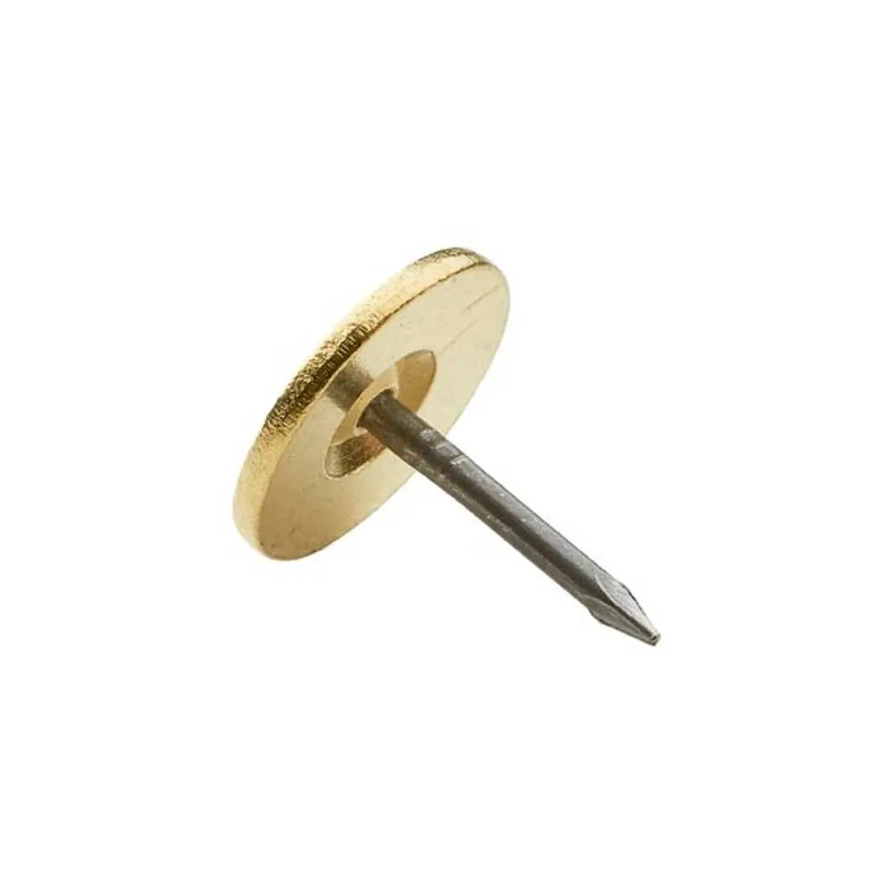 13mm Rosette Solid Brass Decorative Nail