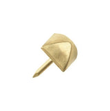 13mm 507D Square Upholstery Nail  Brass Plated