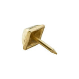 13mm 507D Square Upholstery Nail  Brass Plated