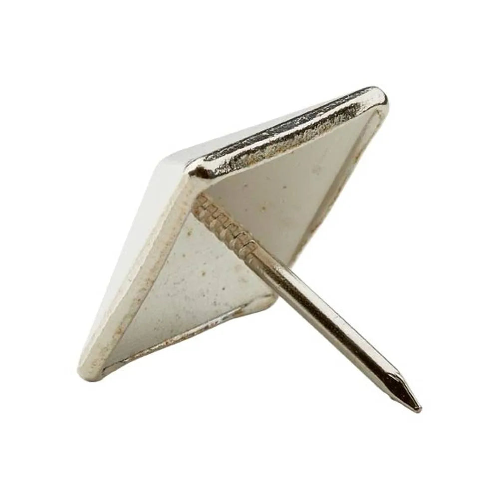 25mm 501F Square Upholstery Nail  Nickel