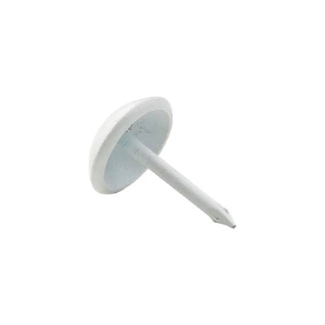 White High Domed Upholstery Nail