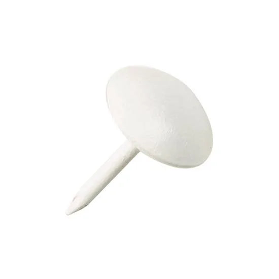 White High Domed Upholstery Nail
