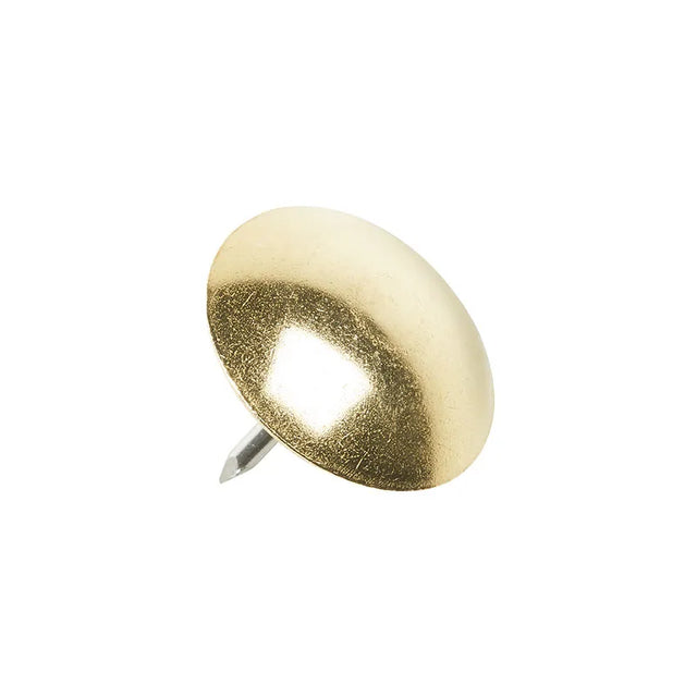Solid Brass Low Domed Upholstery Nails