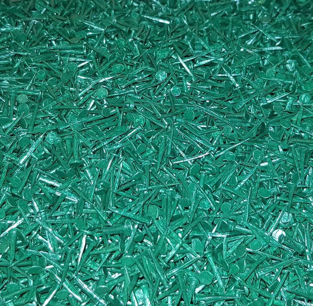 13mm Cut Gimp Pin  Green