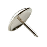 Nickel Plated Low Domed Upholstery Nails