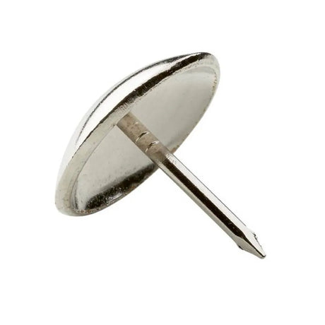 Nickel Plated Low Domed Upholstery Nails