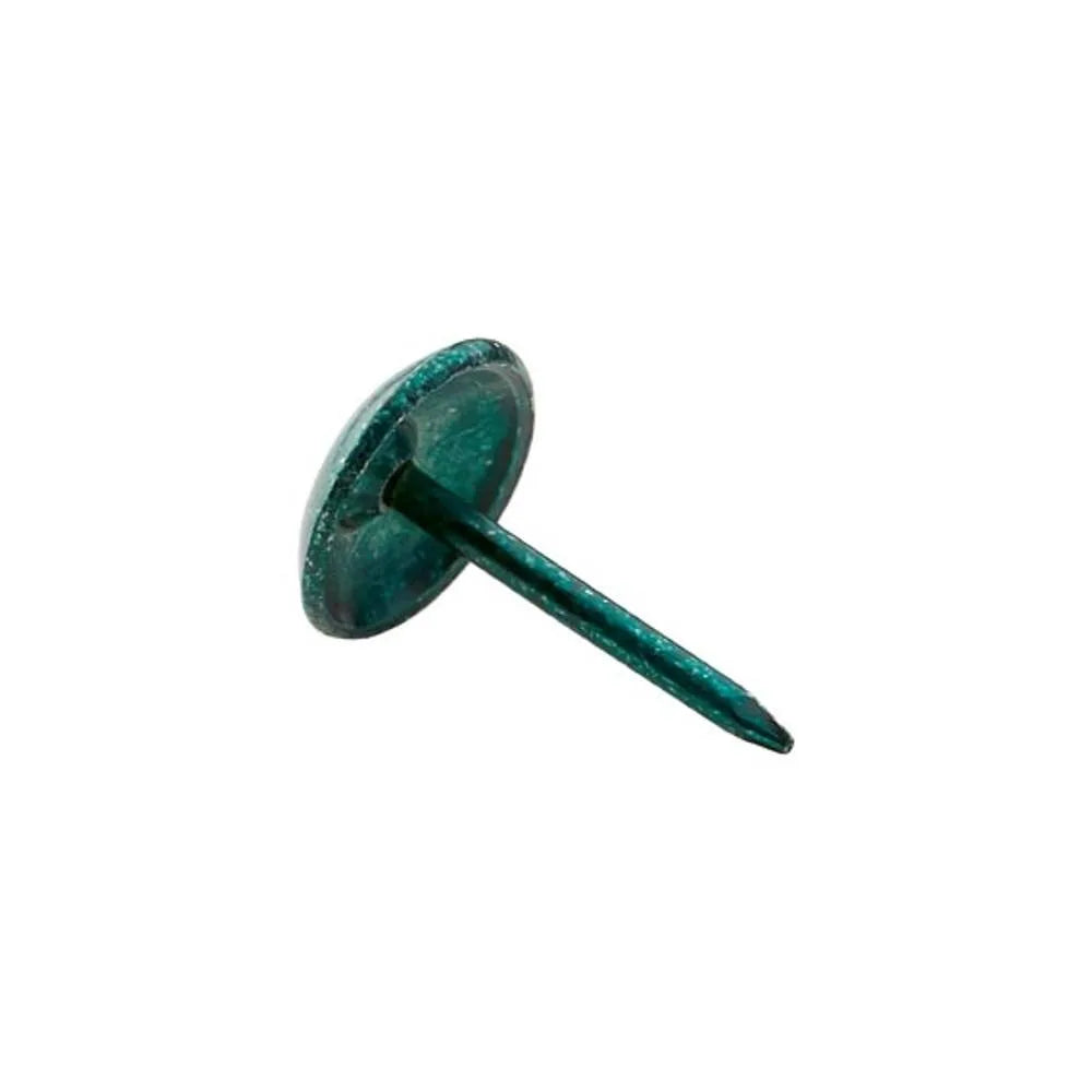 Emerald Finish Low Domed Upholstery Nails