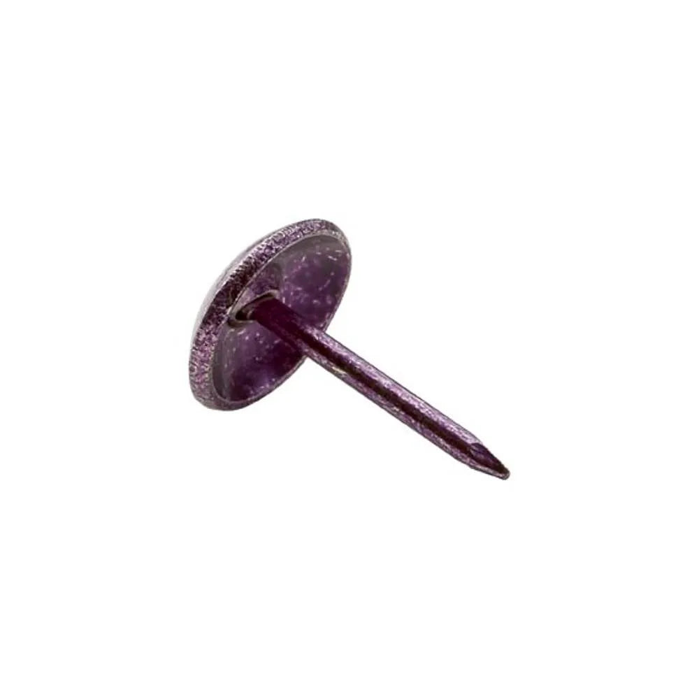 Amethyst Finish Low Domed Upholstery Nails