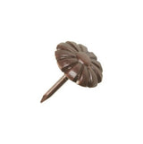 12mm Daisy Low Dome Decorative Nail  Antique
