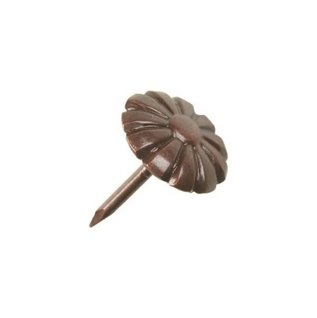 12mm Daisy Low Dome Decorative Nail  Antique