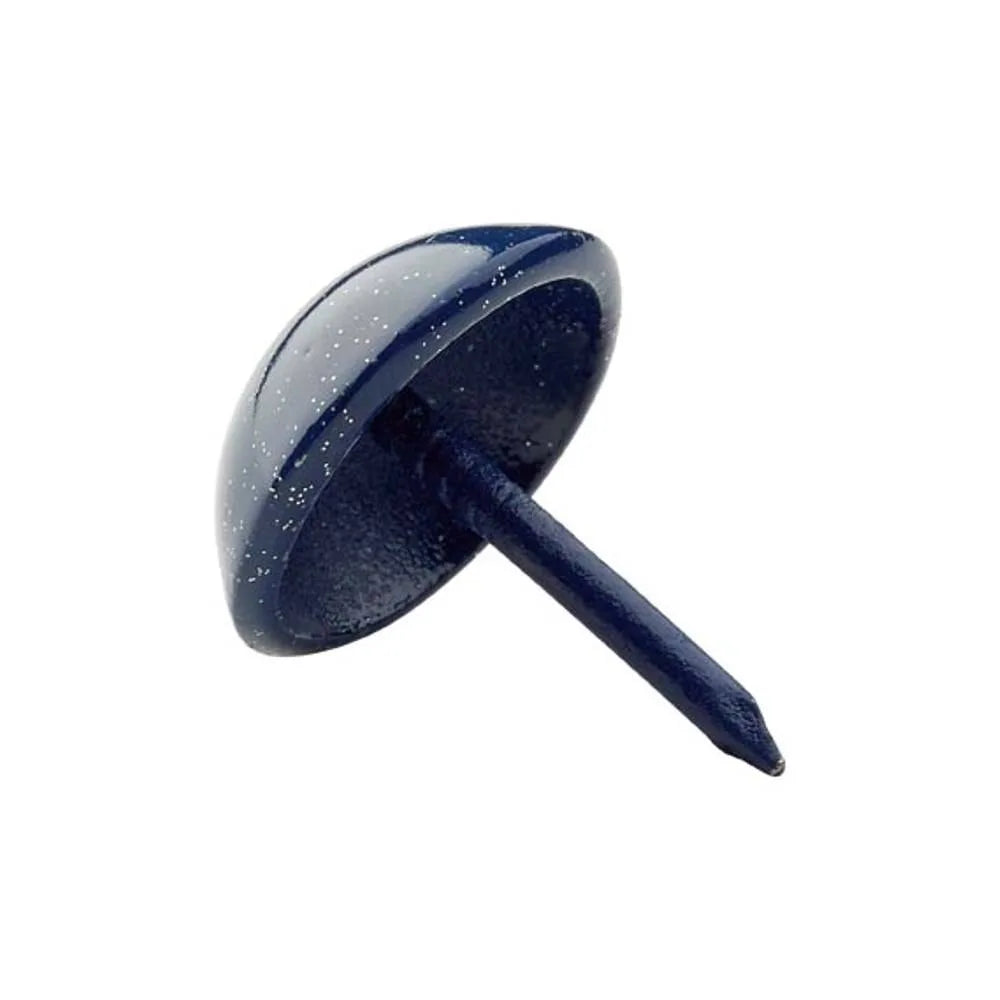 Powder Coated Upholstery Nails  Cobalt Blue