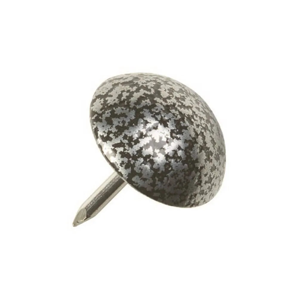 Powder Coated Upholstery Nails  Silver/Black