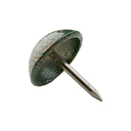 Powder Coated Upholstery Nails  Copper/Green