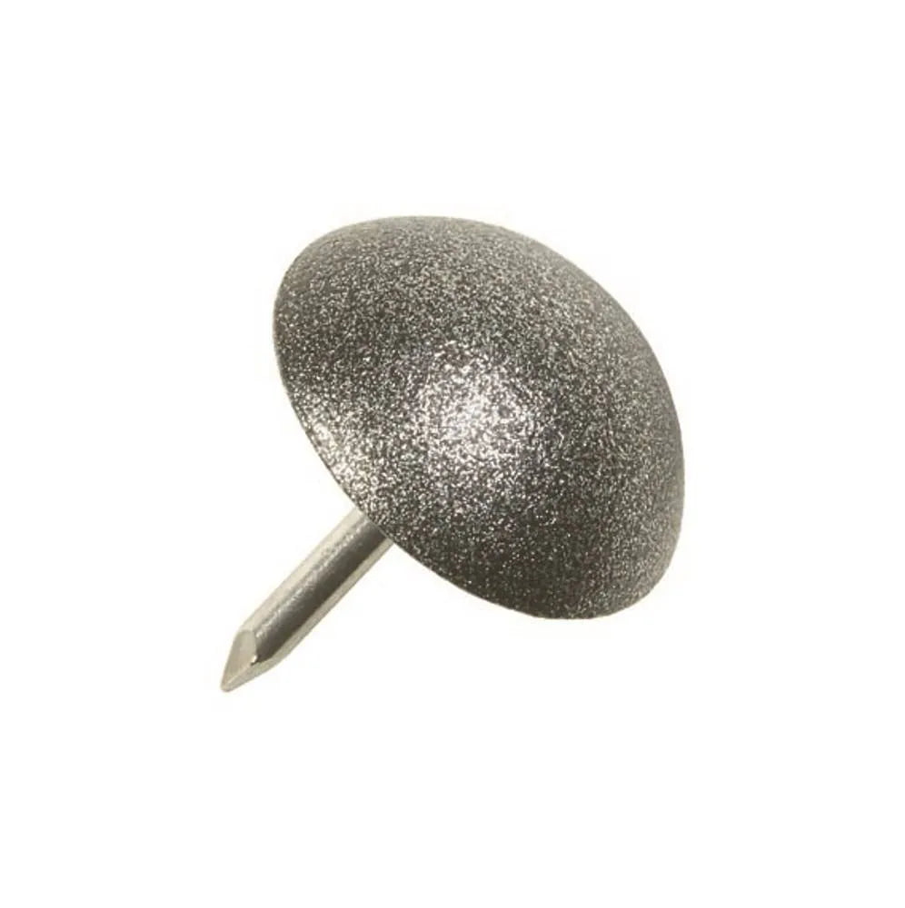 Powder Coated Upholstery Nails  Black Glitter