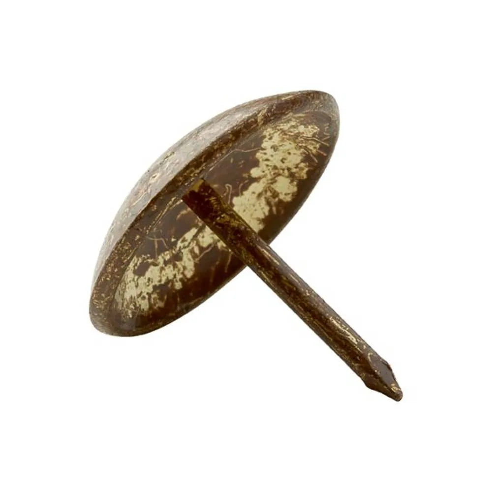 Old Gold Speckled Low Domed Upholstery Nails