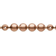Copper Plated Traditional Low Domed Upholstery Nail Strip