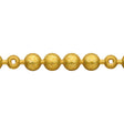 Moroccan Gold Traditional Low Domed Upholstery Nail Strip