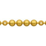 Moroccan Gold Traditional Low Domed Upholstery Nail Strip
