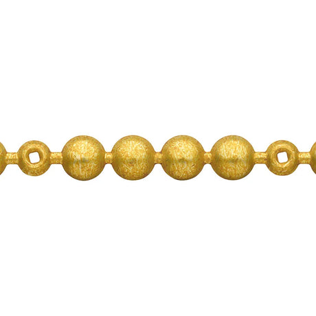 Moroccan Gold Traditional Low Domed Upholstery Nail Strip