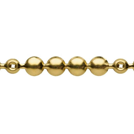 Brass Plated High Domed Upholstery Nail Strip
