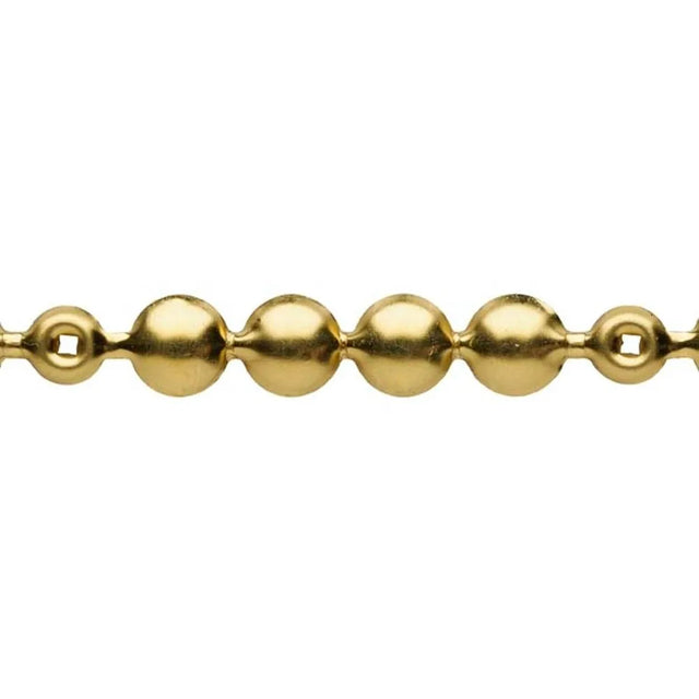 Brass Plated High Domed Upholstery Nail Strip