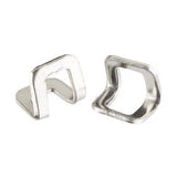 Stainless Steel Zipper Stops  100 pcs