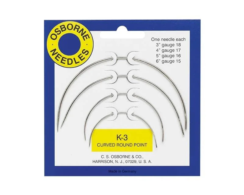Curved Round Point Needle Kit  K3